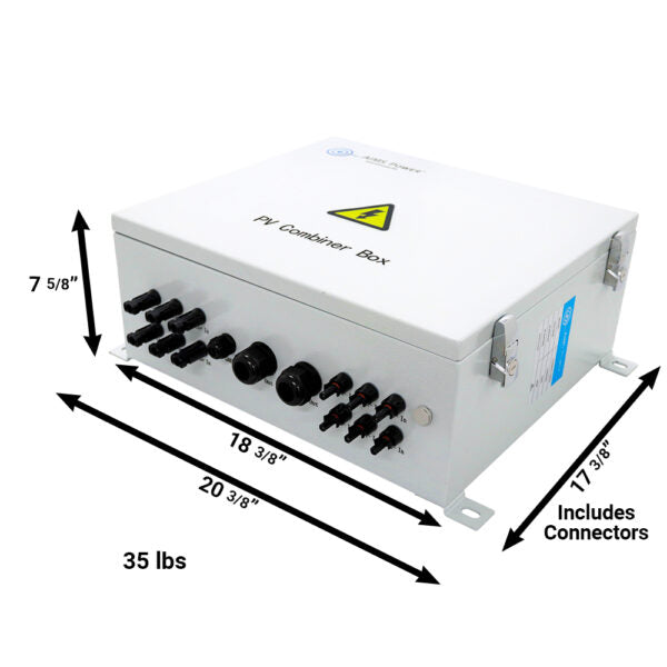 Load image into Gallery viewer, Aims Solar Array Combiner Box 120A 1000VOC 6 String – 12KW Prewired COM6IN120A0
