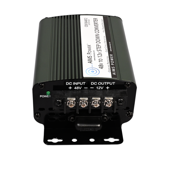 Load image into Gallery viewer, Aims 10 Amp 48V to 12V DC-DC Step Down Converter for Boats, Golf Carts and Lights CON10A4812

