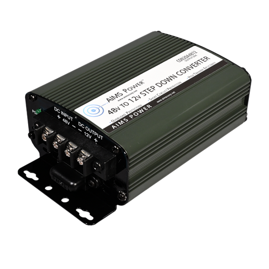Aims 20 Amp 48V to 12V DC-DC Step Down Converter for Boats, Golf Carts and Lights CON20A4812