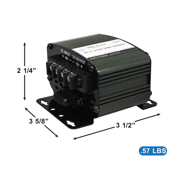 Load image into Gallery viewer, Aims 5 Amp 48V to 12V DC-DC Step Down Converter for Boats, Golf Carts and Lights CON5A4812
