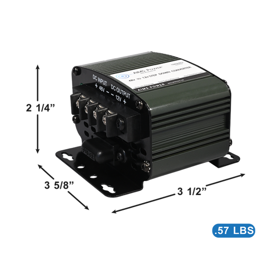 Aims 5 Amp 48V to 12V DC-DC Step Down Converter for Boats, Golf Carts and Lights CON5A4812