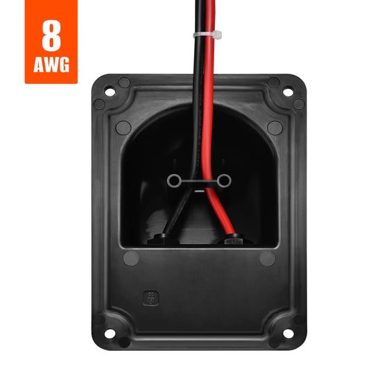 Rich Solar Cable Entry Plate | Polypropylene Housing with UL 8AWG 600V Wires for Solar Panels on RVs, Boats, Cabins RS-G05