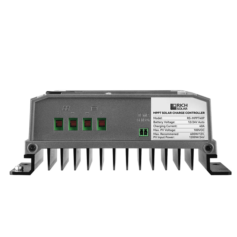 Load image into Gallery viewer, Rich Solar BRAVO 40 | 40 Amp MPPT Solar Charge Controller | Premium 40A 12V/24V MPPT Solar Controller for RVs, Trailers, Campers, Vans, Boats, Off-Grid | Awarded #1 Solar Controller 2025 RS-MPPT40P
