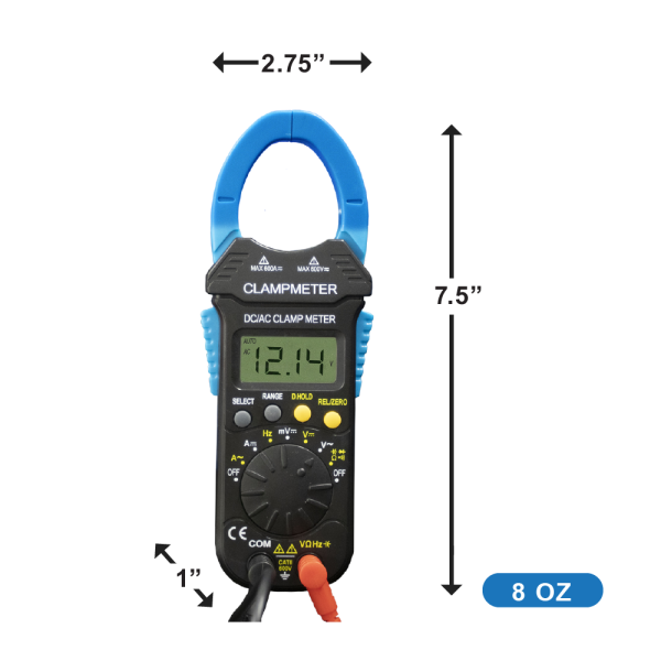 Load image into Gallery viewer, Aims Clampmeter/multimeter 600V &amp; up to 600A - Precise  CLAMPMETER
