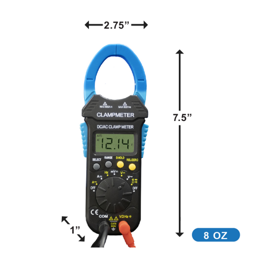 Aims Clampmeter/multimeter 600V & up to 600A - Precise  CLAMPMETER