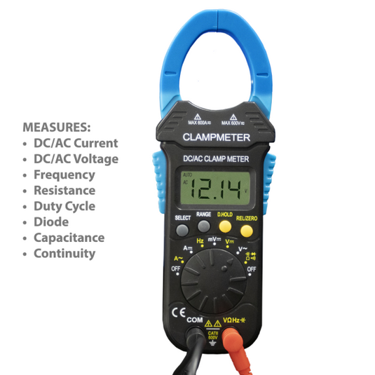 Aims Clampmeter/multimeter 600V & up to 600A - Precise  CLAMPMETER