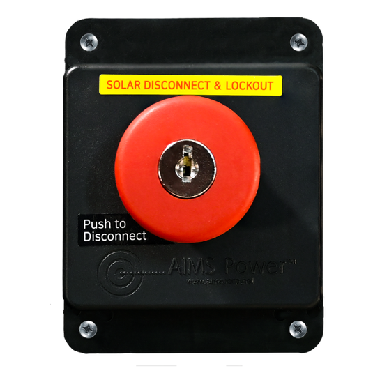 Aims Quickly Shut Down Solar Power in RV/Trailer w/ the Rapid Solar Disconnect System – Patented PV-RSD1
