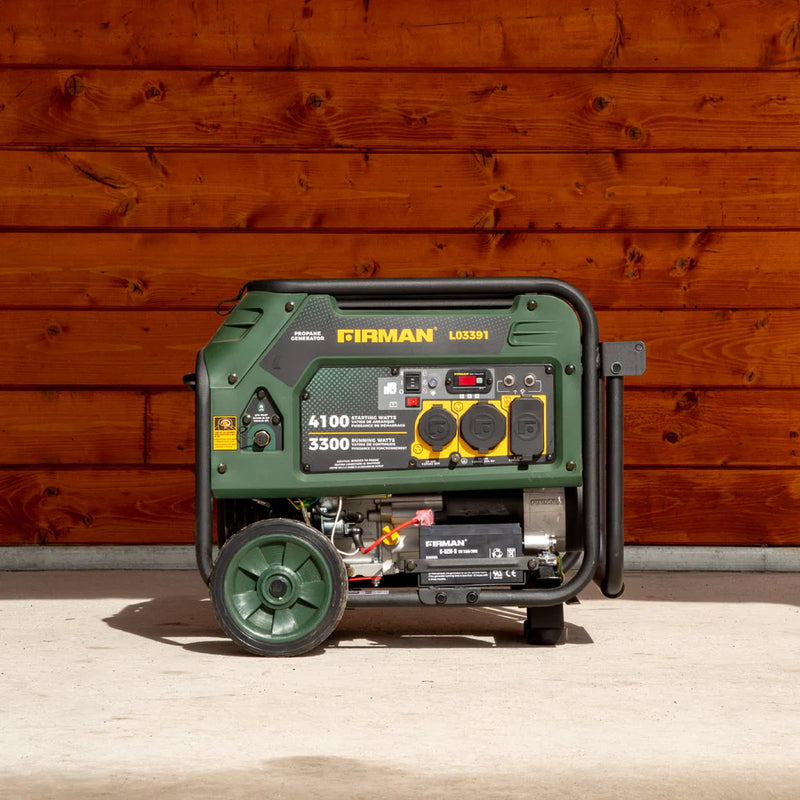 Load image into Gallery viewer, Firman LPG Portable Generator 4100W Electric Start l03391 - Backup Generator Store
