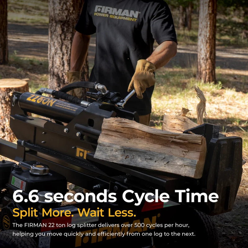 Load image into Gallery viewer, Firman 22-Ton Gas Powered Hydraulic Log Splitter gs2206
