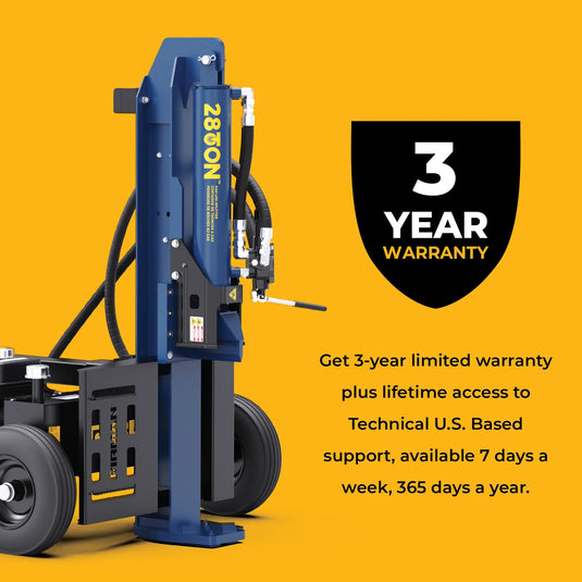 Firman 28-Ton Gas Powered Hydraulic Log Splitter gs2801