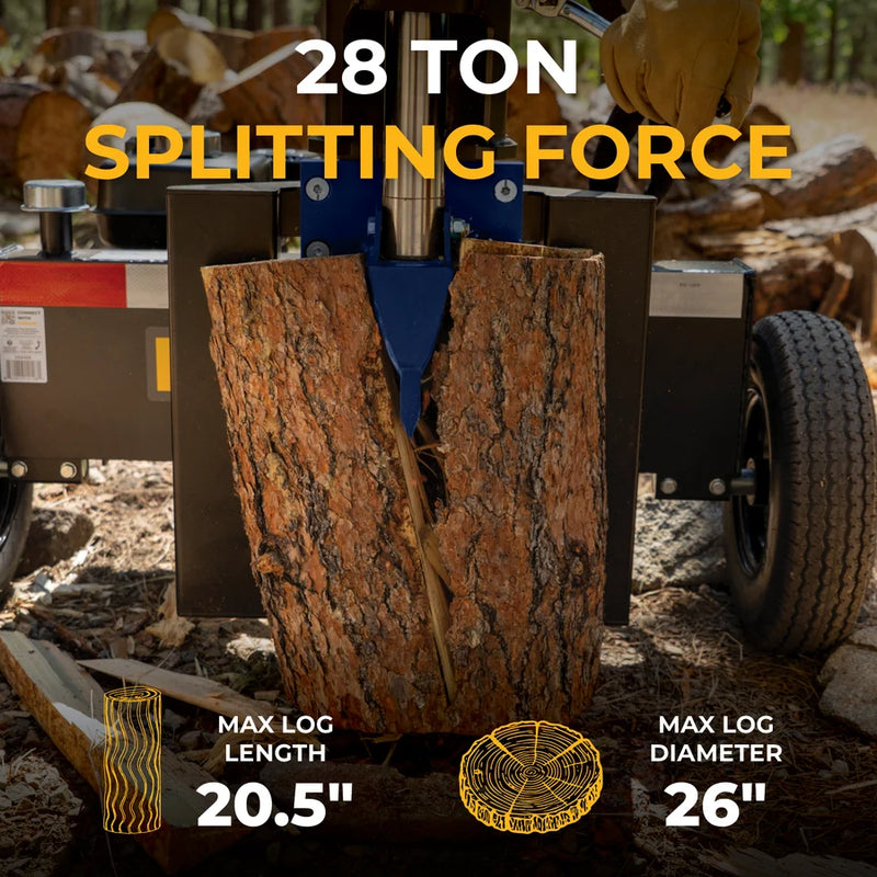 Load image into Gallery viewer, Firman 28-Ton Gas Powered Hydraulic Log Splitter gs2801
