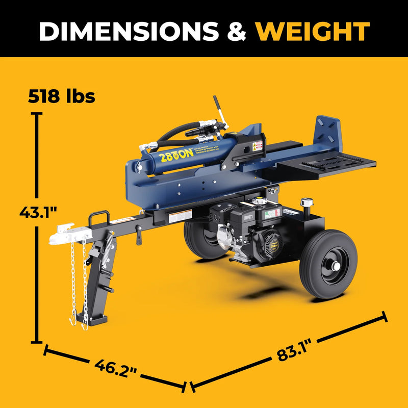 Load image into Gallery viewer, Firman 28-Ton Gas Powered Hydraulic Log Splitter gs2801
