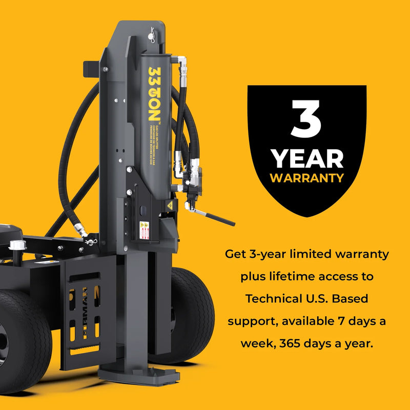 Load image into Gallery viewer, Firman 33-Ton Gas Powered Hydraulic Log Splitter gs3301
