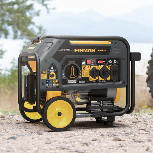 Firman Dual Fuel 4550W Portable Generator Electric Start with CO Alert H03654