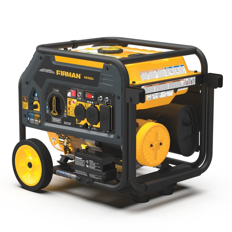 Load image into Gallery viewer, Firman Dual Fuel 4550W Portable Generator Electric Start with CO Alert H03654
