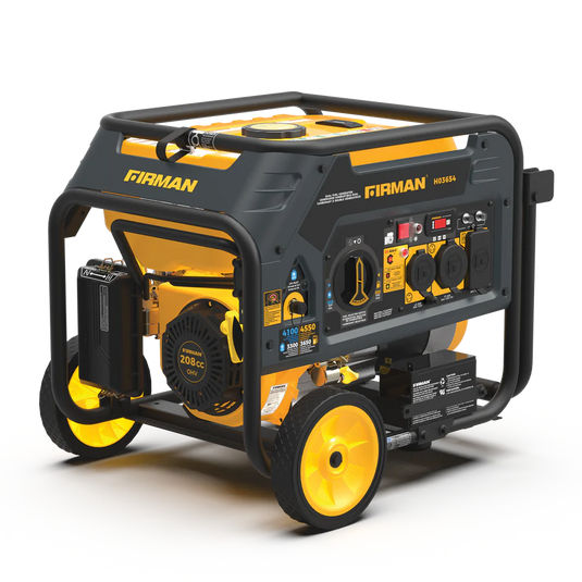 Firman Dual Fuel 4550W Portable Generator Electric Start with CO Alert H03654