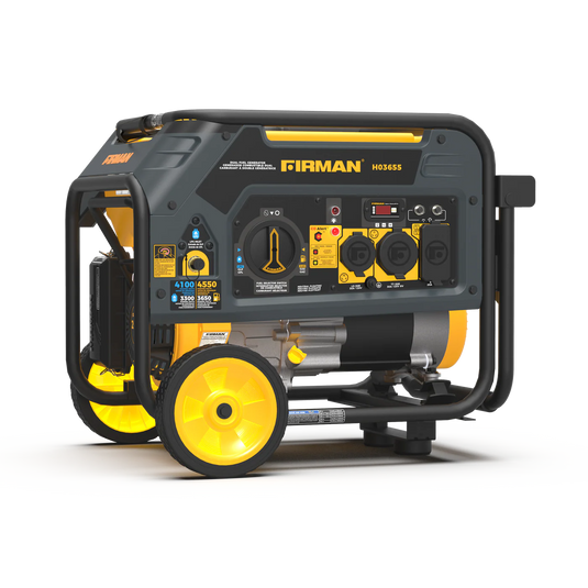 Firman Dual Fuel Portable Generator 4550/3650W Recoil Start h03655