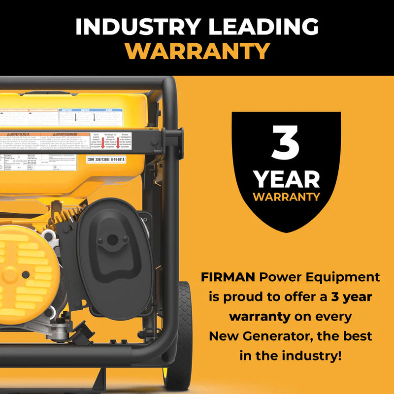 Load image into Gallery viewer, Firman Dual Fuel Portable Generator 4550/3650W Recoil Start h03655
