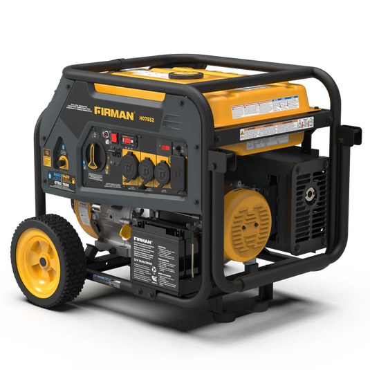 Firman Dual Fuel Portable Generator 7500W Electric Start 120/240V h07552