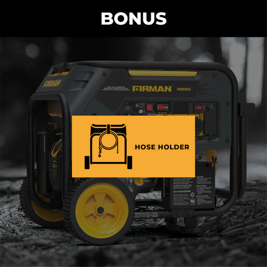 Firman Dual Fuel Portable Generator 10000W Electric Start 120/240V with CO alert h08052