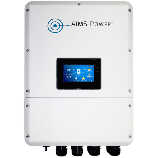 Aims KIT Hybrid Pure Sine Inverter Charger & Solar Panels 4.6 kW Inverter Output, 4620 Watts Solar Panels  KITHY46SOL330
