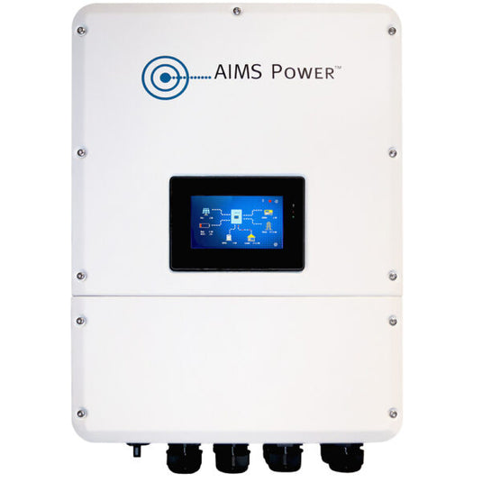 Hybrid Pure Sine Inverter Charger 9.6 kW Power Output 15 kW Solar Input Grid Tie & Battery Back Up PIHY9600