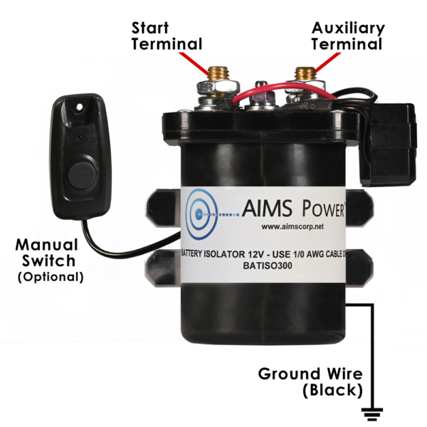 Load image into Gallery viewer, Aims Dual Battery Sensing Isolator 300 Amp – Automatic BATISO300
