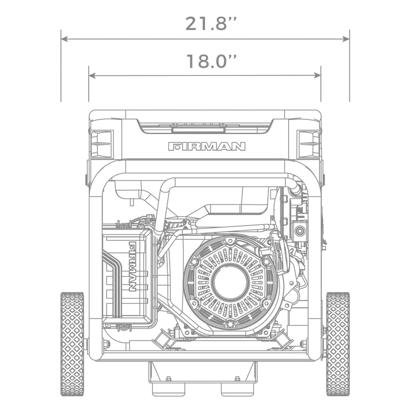 Load image into Gallery viewer, Firman LPG Portable Generator 4100W Electric Start l03391 - Backup Generator Store
