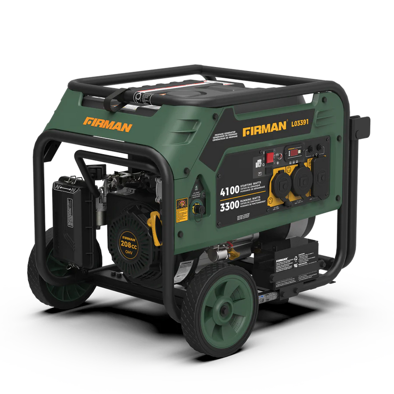 Load image into Gallery viewer, Firman LPG Portable Generator 4100W Electric Start l03391 - Backup Generator Store
