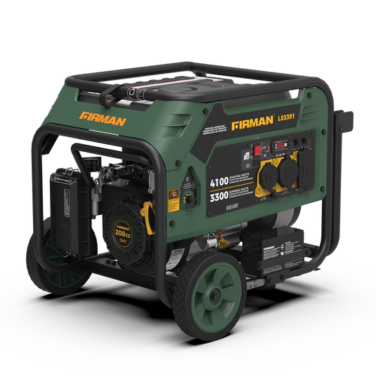 Firman LPG Portable Generator 4100W Electric Start l03391 - Backup Generator Store