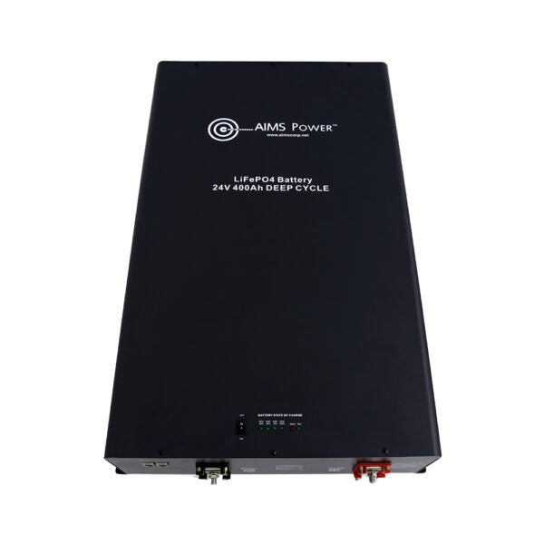 Load image into Gallery viewer, Aims Lithium Battery 24V 400AMP LiFePO4 Industrial Grade LFP24V400A
