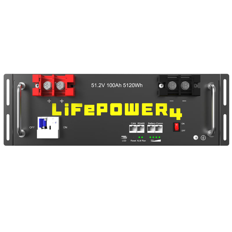 Load image into Gallery viewer, EG4 | LifePower4 V2 Lithium Battery | 48V 100AH | Server Rack Battery
