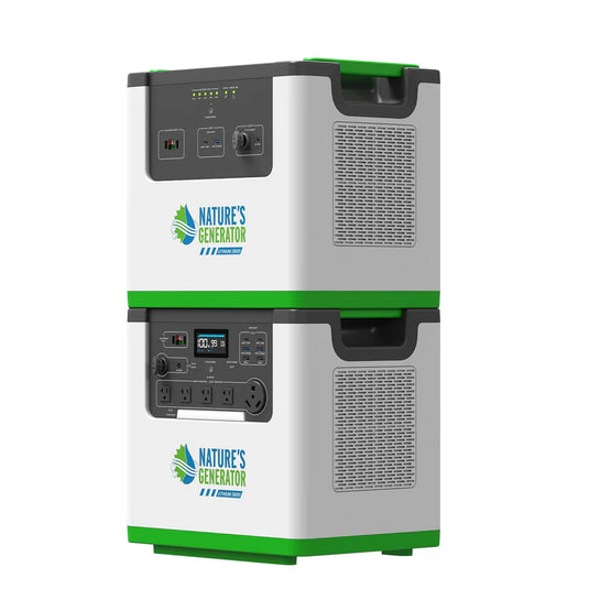 Nature's Generator Lithium 3600 Power Station + Power Pod NGLGN36PD