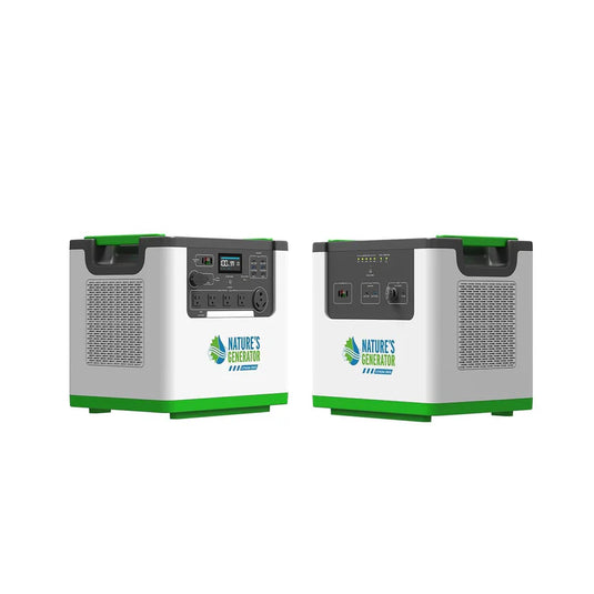 Nature's Generator Lithium 3600 Power Station + Power Pod NGLGN36PD