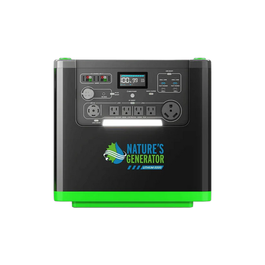 Nature's Generator Lithium 6000 Power Station + Power Pad NGLGNSX