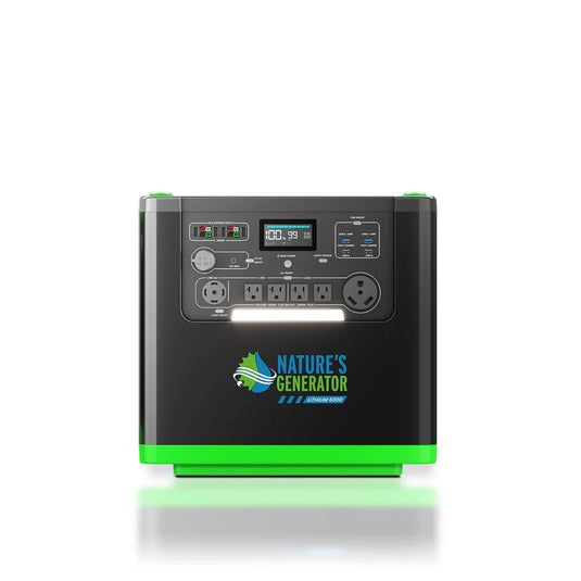 Nature's Generator Lithium 6000 and 30A Transfer Switch NGLGNSXPA