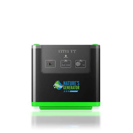 Nature's Generator Lithium 6000 Power Station + Power Pad NGLGNSX