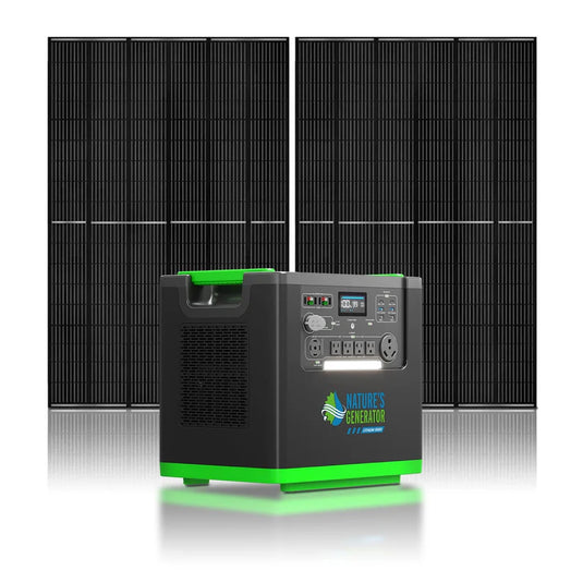 Nature's Generator Lithium 6000 with 2X 410W Solar Panel NGLSXAUP