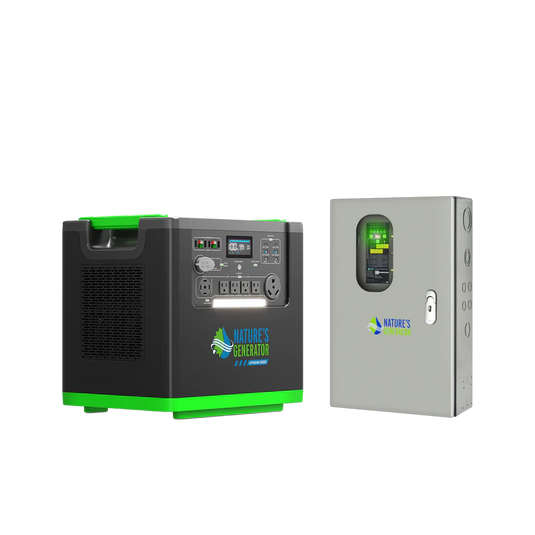 Nature's Generator Lithium 6000 and 30A Transfer Switch NGLGNSXPA