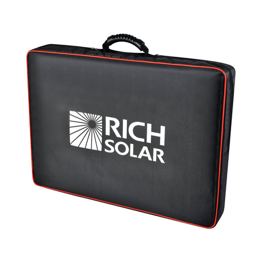 Rich Solar MEGA 100 Portable Briefcase Charging Kit | 100 Watt Portable Solar Panel | Premium 12V Portable Solar Panel for Generators, Boats, Power Stations | High Efficiency RS-X100BC