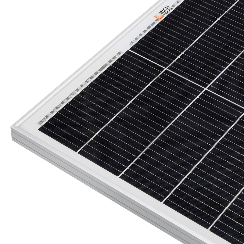 Load image into Gallery viewer, Rich Solar MEGA 200 PRO | 200 Watt 24 Volt Solar Panel | Premium 24V Off-Grid Solar Panel for RVs, Trailers, Cabins | 25-Year Output Warranty RS-M200D
