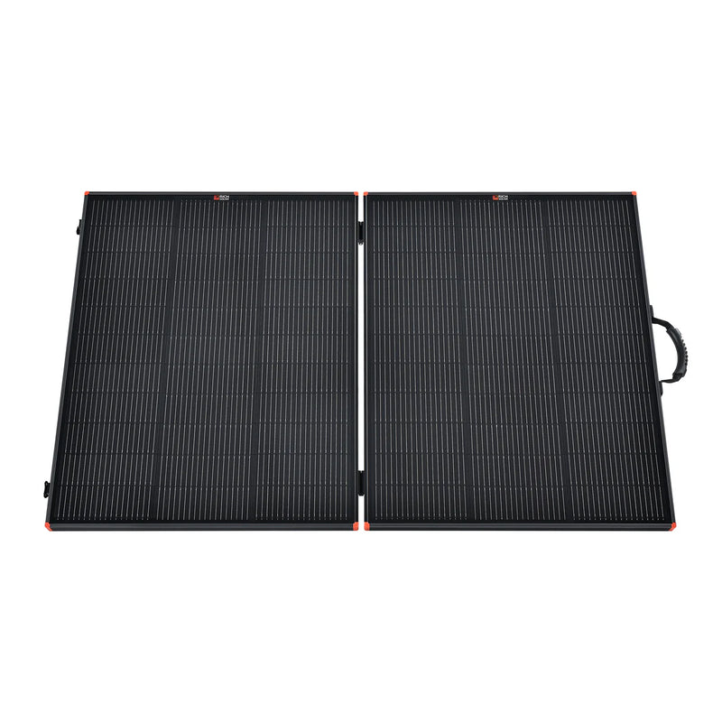Load image into Gallery viewer, Rich Solar MEGA 200 Portable Briefcase Solar Panel | 200 Watt Portable Solar Panel | Powerful 12V Portable Solar Panel for Generators, Power Stations, Campers | High Efficiency RS-X200B
