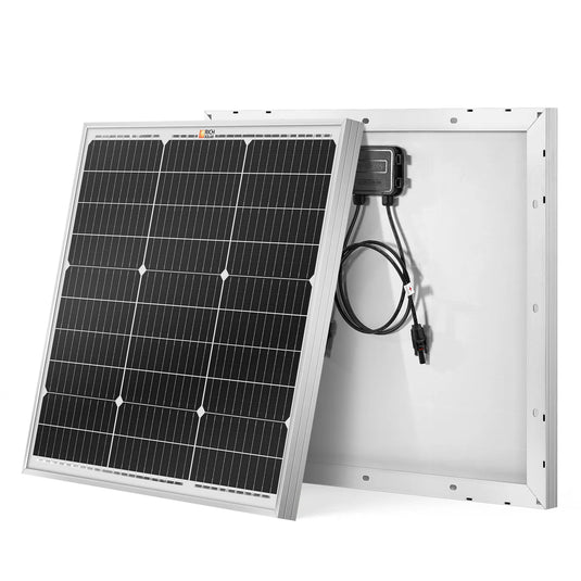 MEGA 50 | 50 Watt Solar Panel | Compact 12V Off-Grid Solar Panel for Boats, Vans, Trailers | 25-Year Output Warranty #RS-M50