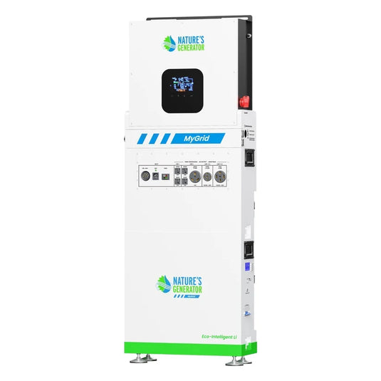 Nature's Generator MyGrid 10K Whole Home Generator + Solar Battery NGMGTNB2