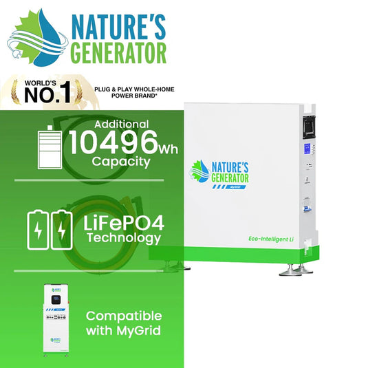 Nature's Generator MyGrid 10K Solar Battery NGMGTNB