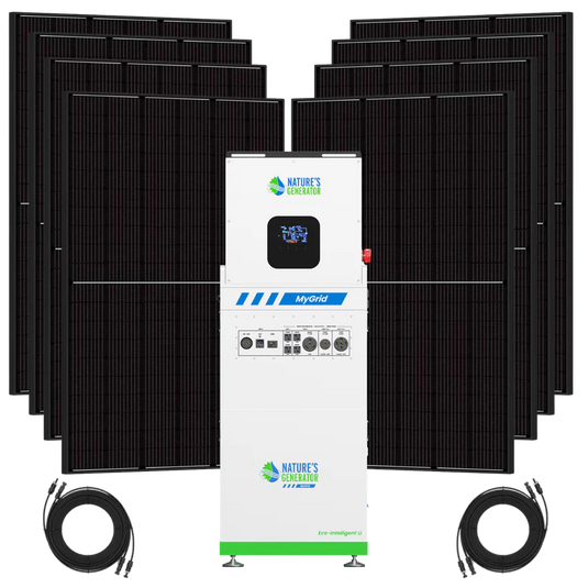 Nature's Generator MyGrid 10K Solar Generator for Home NGMGTNAUA