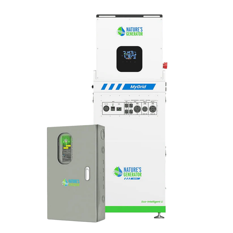 Load image into Gallery viewer, Nature's Generator MyGrid 10K with Transfer Switch for House Battery Backup NGMGTNP
