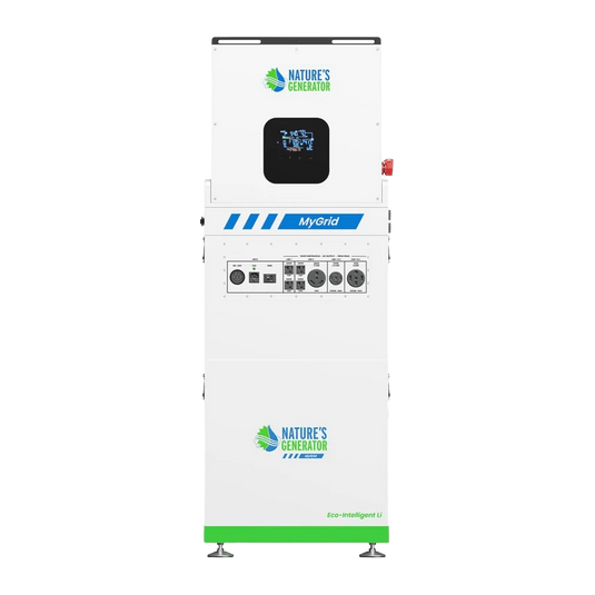 Nature's Generator MyGrid 10K Whole Home Generator + Solar Battery NGMGTNB2