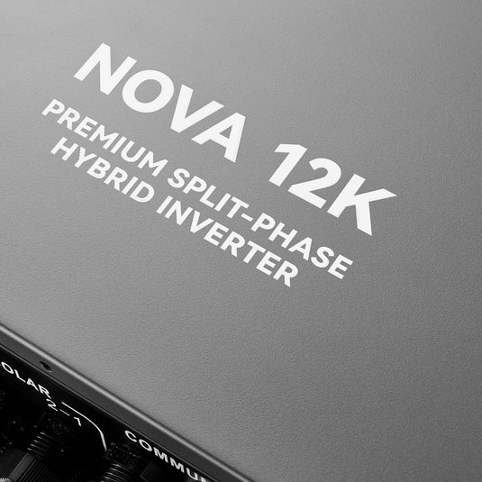 Rich Solar NOVA 12K | 12000 Watt 48V Split Phase Hybrid Inverter | 12000W PV Input, 10000W Continuous Output 120/240V | Premium 12000W 48V Hybrid Inverter for Cabins, ADUs, Tiny Homes, Residential, Agriculture, Off-Grid, On-Grid | UL Certified RS-H12K