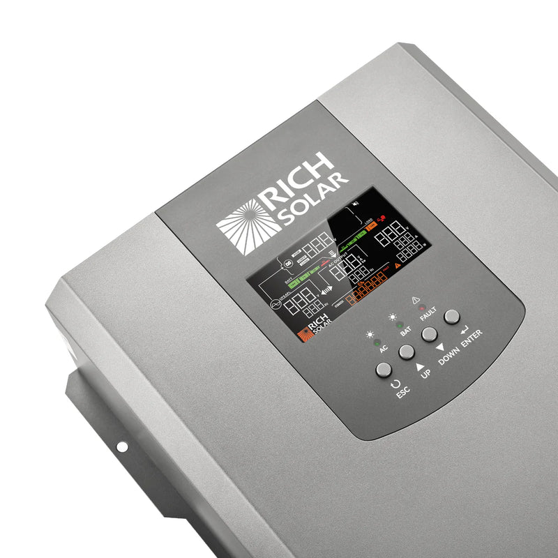 Load image into Gallery viewer, Rich Solar NOVA 3K12 | 3000W 12V Pure Sine Wave Inverter with Built-in Transfer Switch | UL458 Certified for RVs, Campers, Trailers, Vans RS-V3P12TS
